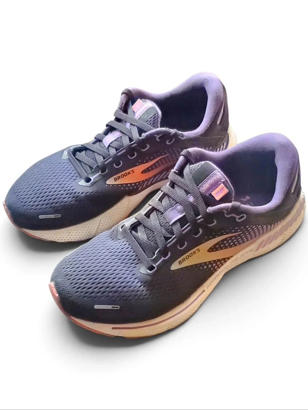 Brooks Adrenaline GTS Women’s Running Shoes Black Purple Coral